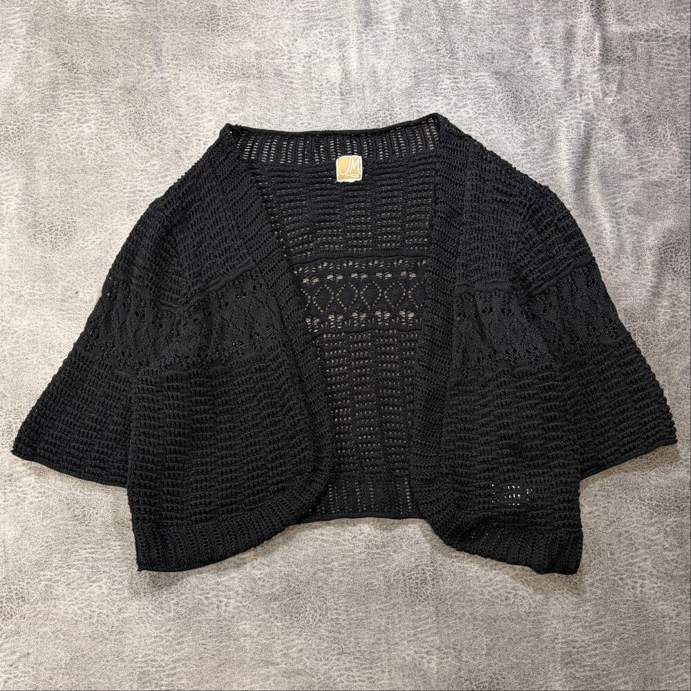 Black Classic Knit Shrug Cardigan